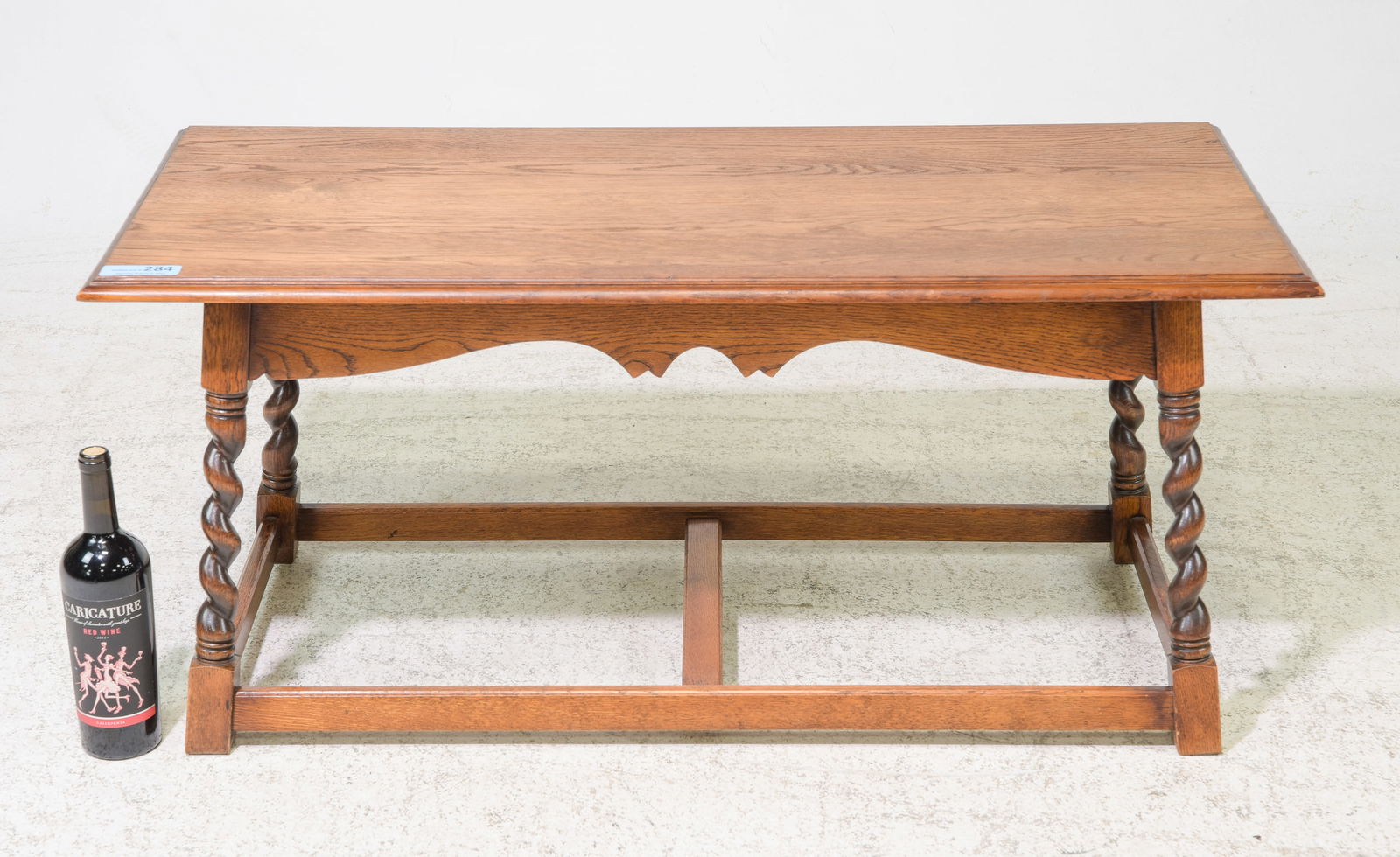 British Oak Twist Coffee Table (1 of 3)