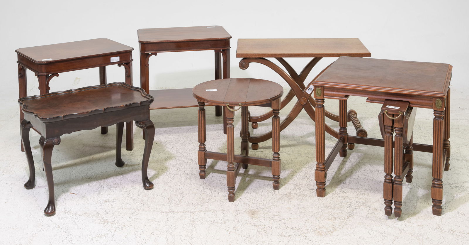 Five Assorted English Occasional Tables (1 of 7)