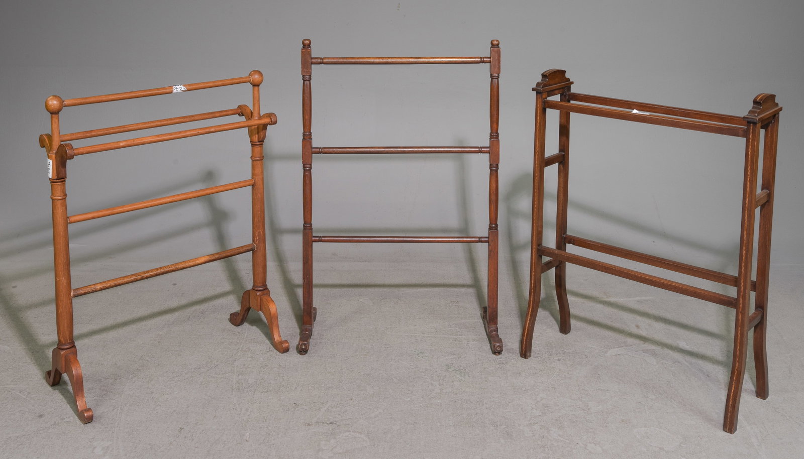Three English Towel / Linen Rack: Three English Towel / Linen Rack - 37 in tall x 26 x 12