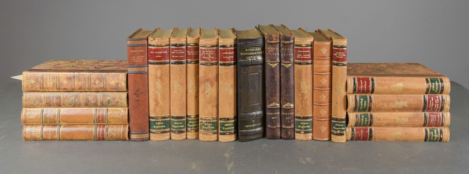 20 Leather Bound European Books / Novels #4 (1 of 9)