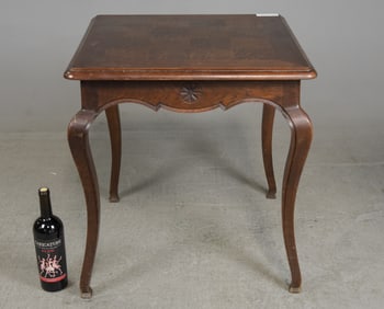 Louis XV Style Small Oak Side Table