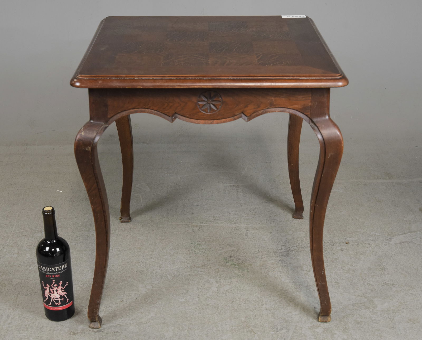 Louis XV Style Small Oak Side Table (1 of 4)