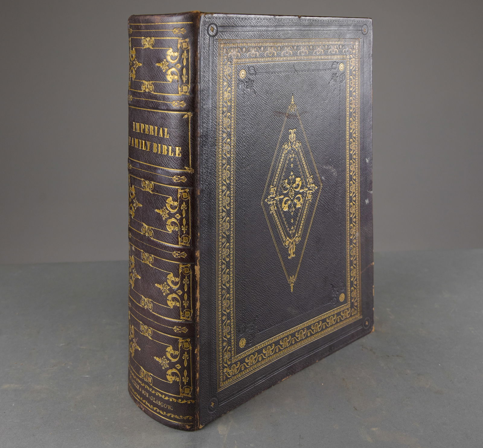 English Leather Bound Holy Bible (1 of 9)