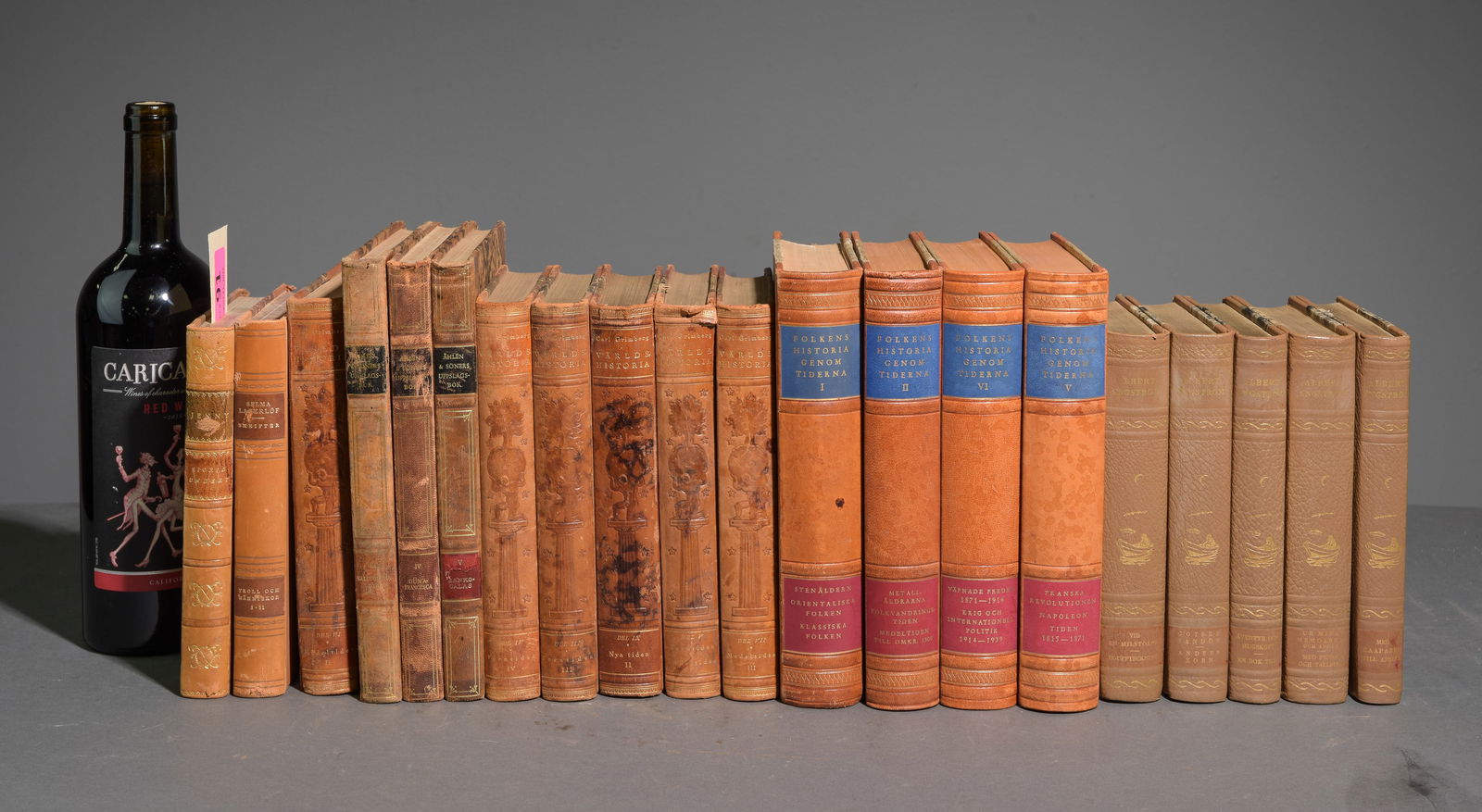 20 Assorted European Leather Bound Books #1 (1 of 10)