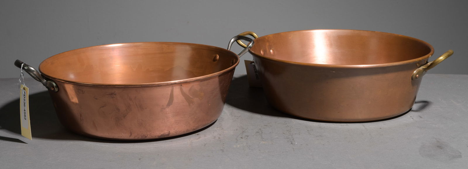 2 French Polished Copper Jam Pans (1 of 5)