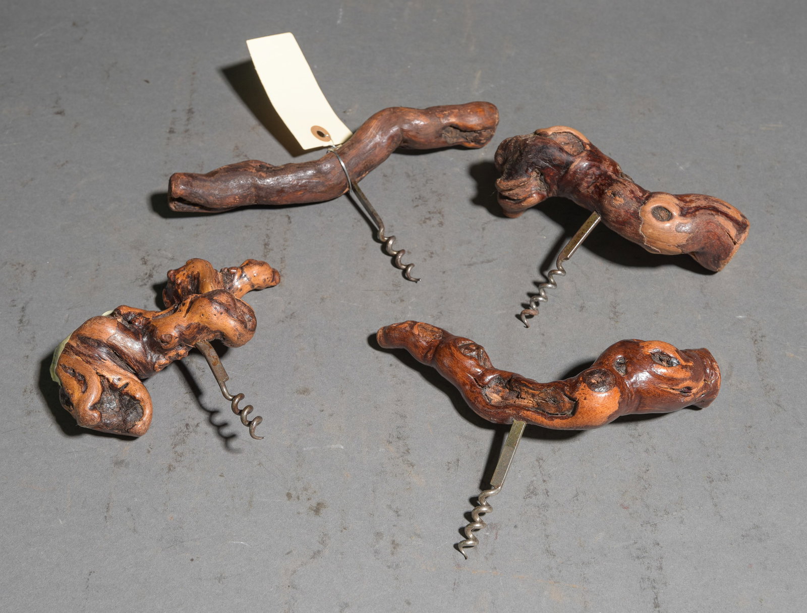 4 Assorted French Vinewood Corkscrews (1 of 5)