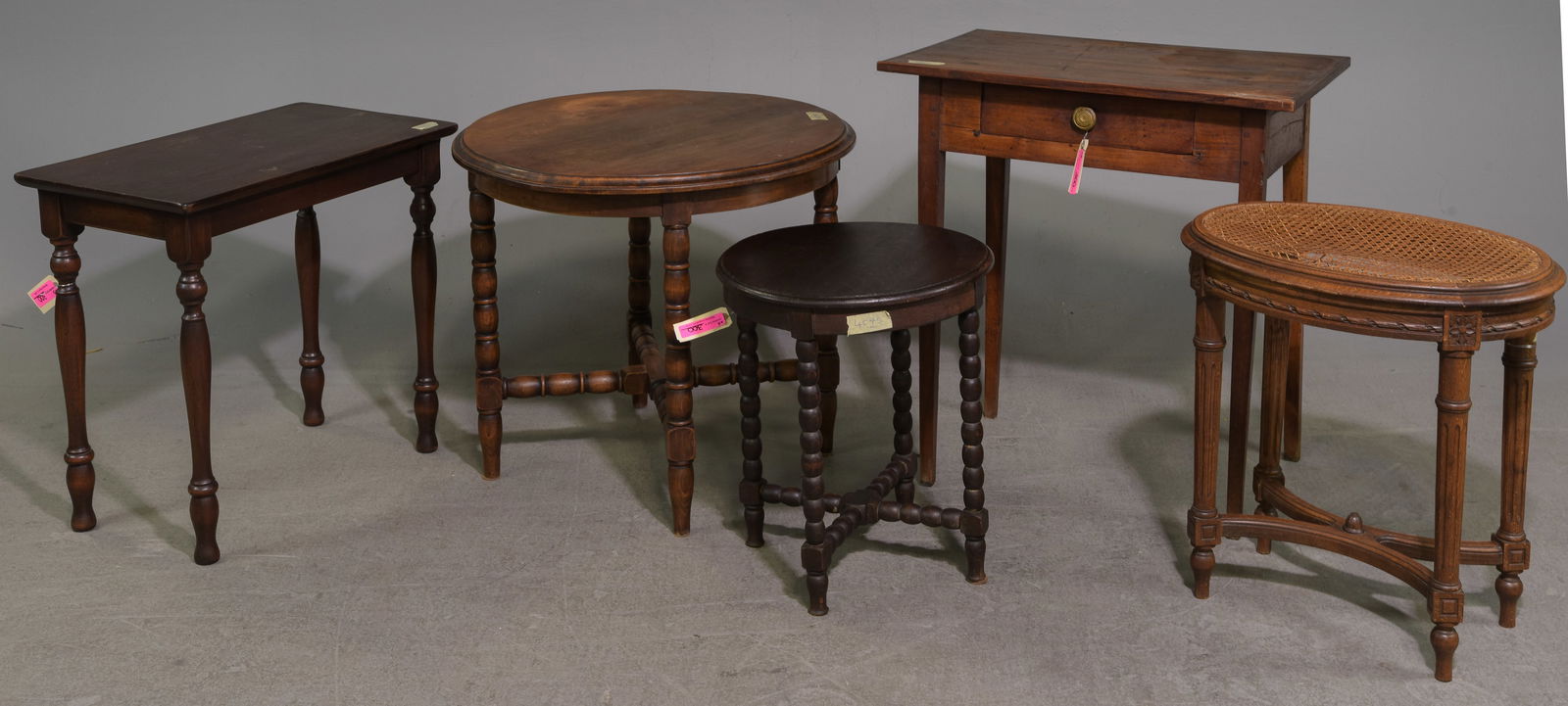5pcs Assorted French Occasional Tables (1 of 6)