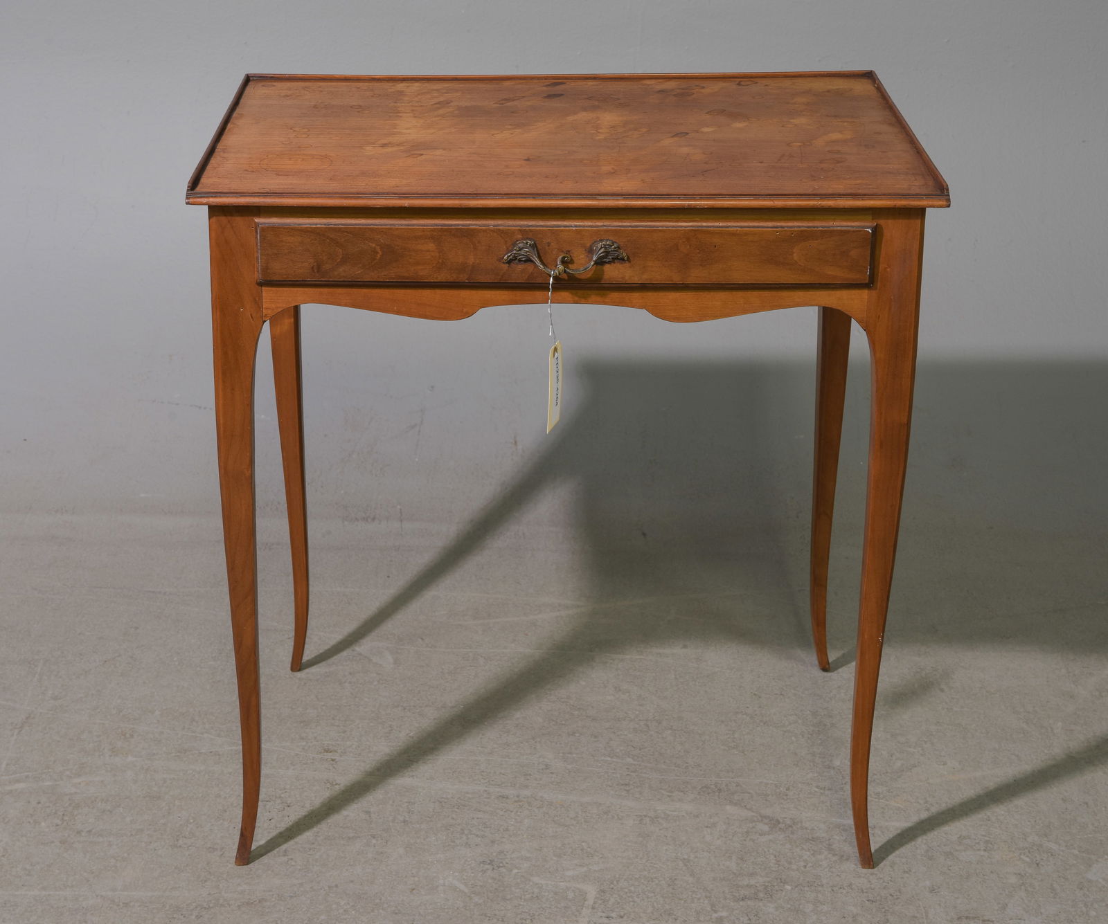 French Cherry Single Drawer Table (1 of 5)