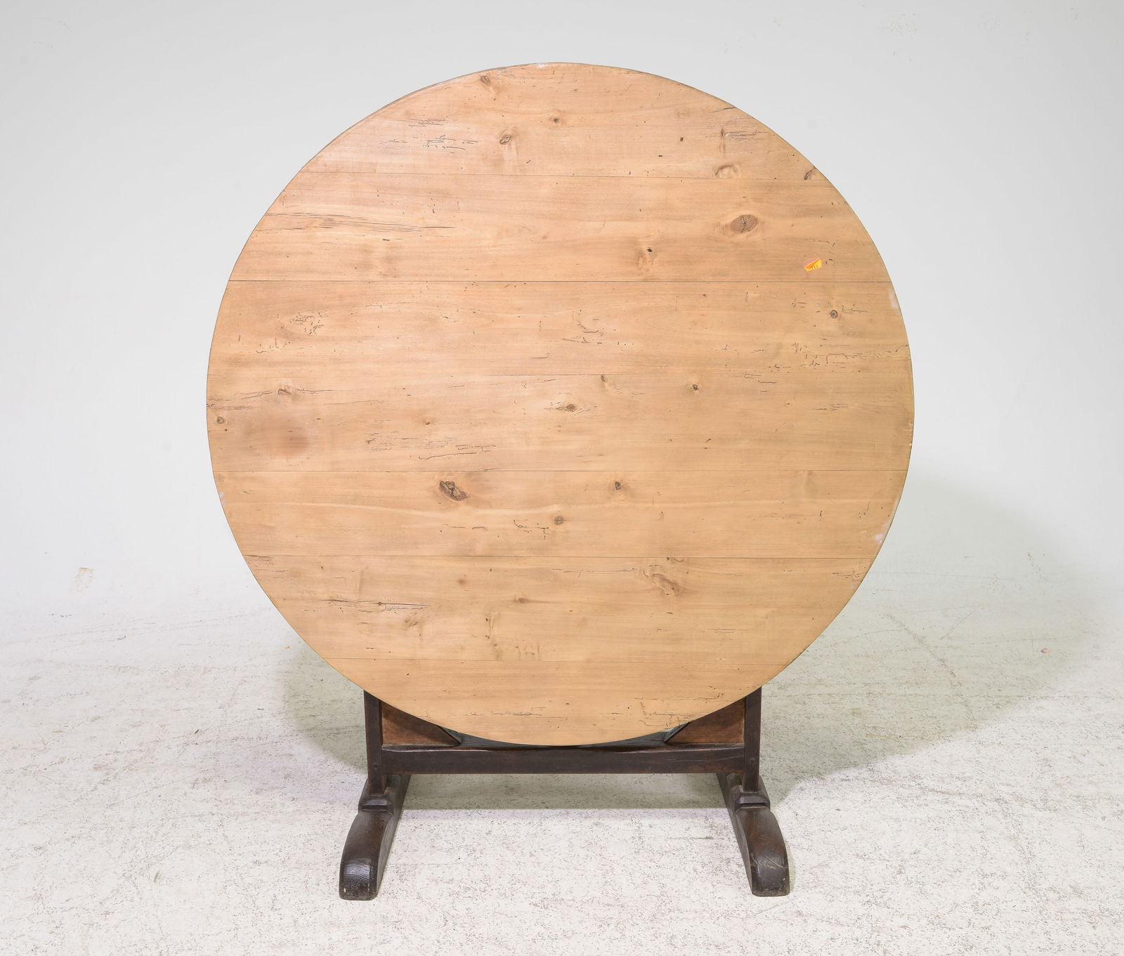 French Tilt Top Vendange / Wine Tasting Table: French Tilt Top Vendange / Wine Tasting Table - 49 in tall x 42.5 x 20, When this is used as a table the height is 27.5 inches