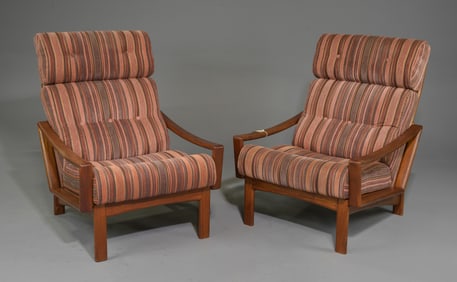 2 Grete Jalk for Glostrup Mobelindustri Arm Chairs