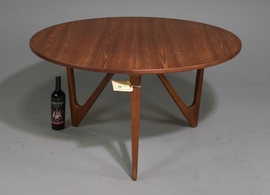 Scandinavian Mid Century Modern Large Cocktail Table