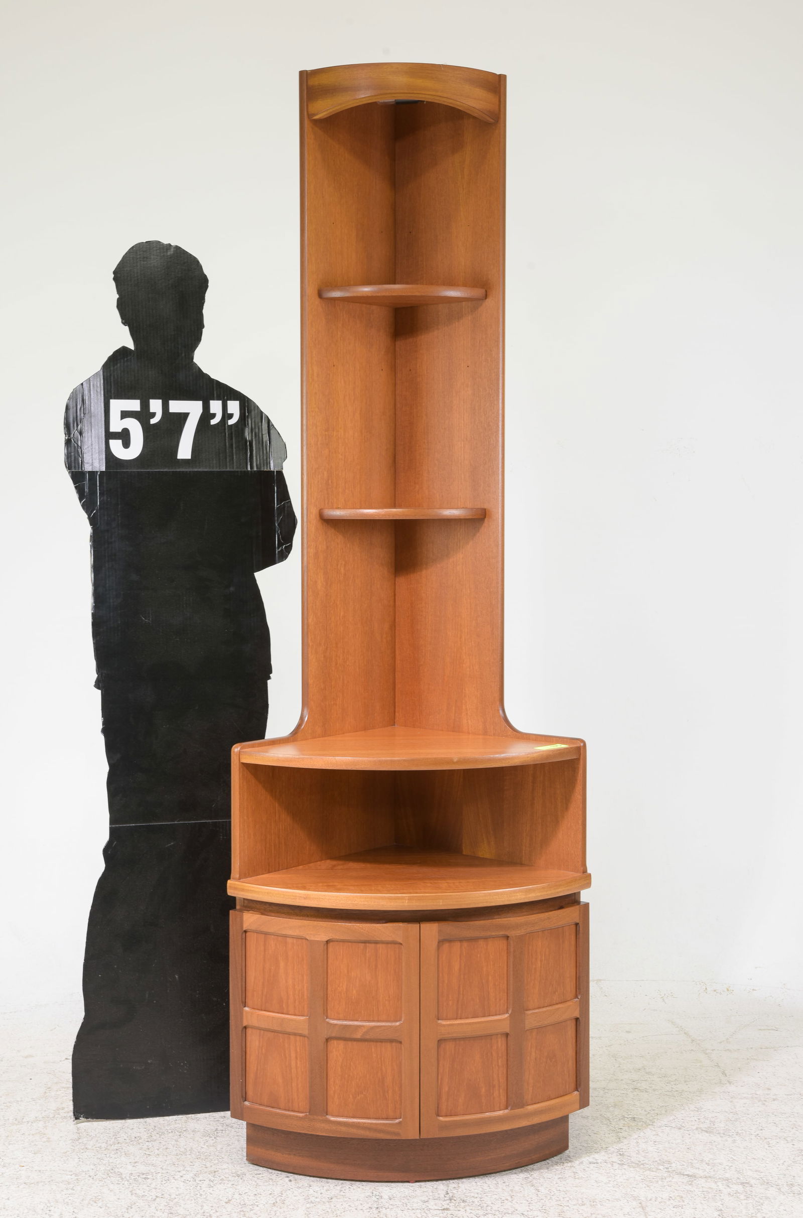 Mid Century Modern Corner Cabinet - Nathan (1 of 4)