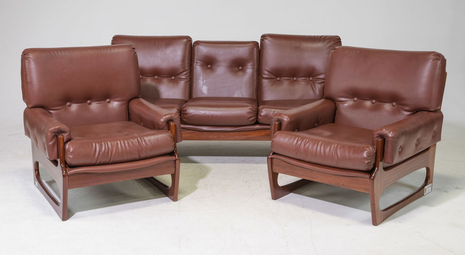 Mid Century Modern Sofa & 2 Arm Chairs By Schreiber (1 of 9)