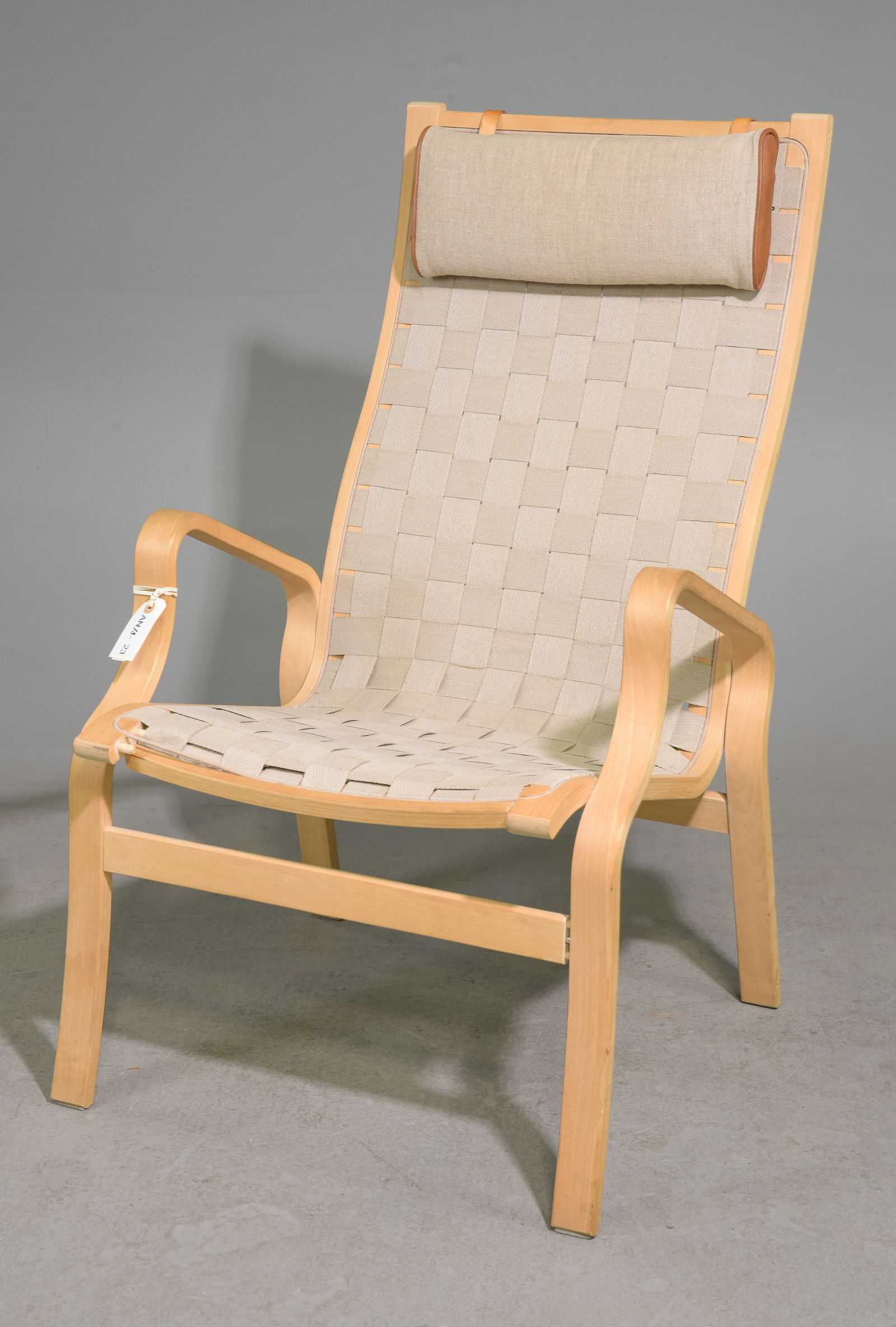 Danish Woven Fabric Upholstered Arm Chair (1 of 5)
