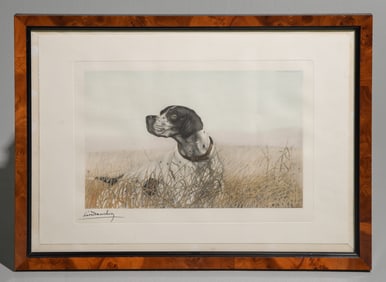 Leon Danchin Framed Engraving / Print