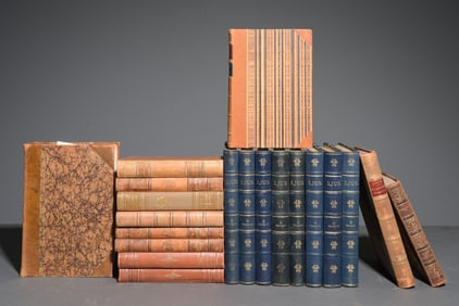 20 Assorted European Leather Bound Books #2