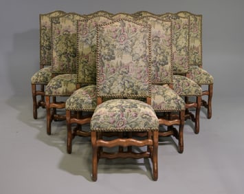 French Mouton Style Set of 10 Dining Chairs