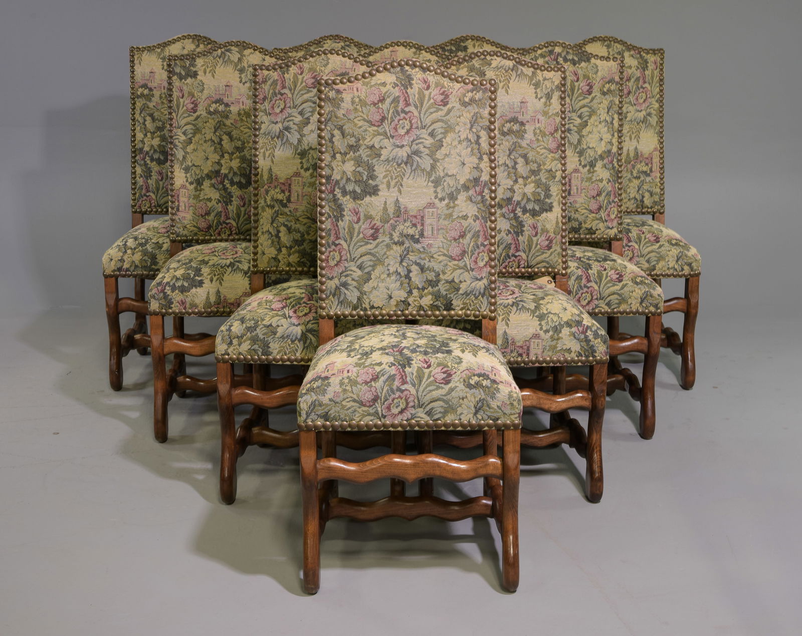 French Mouton Style Set of 10 Dining Chairs (1 of 5)