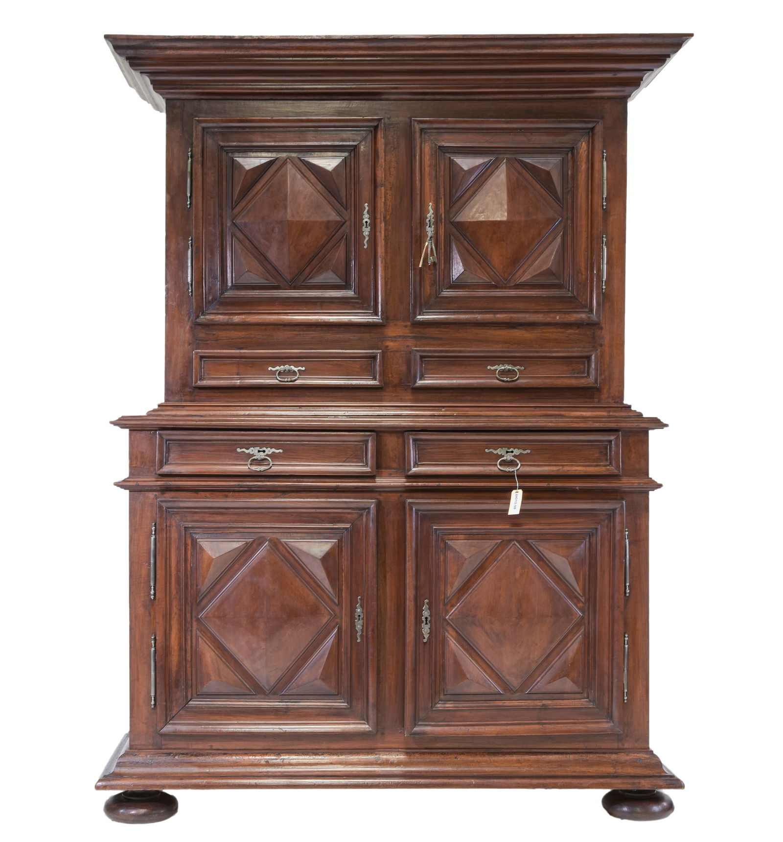 French Large Oak Buffet Du Corps on Bun Feet (1 of 7)