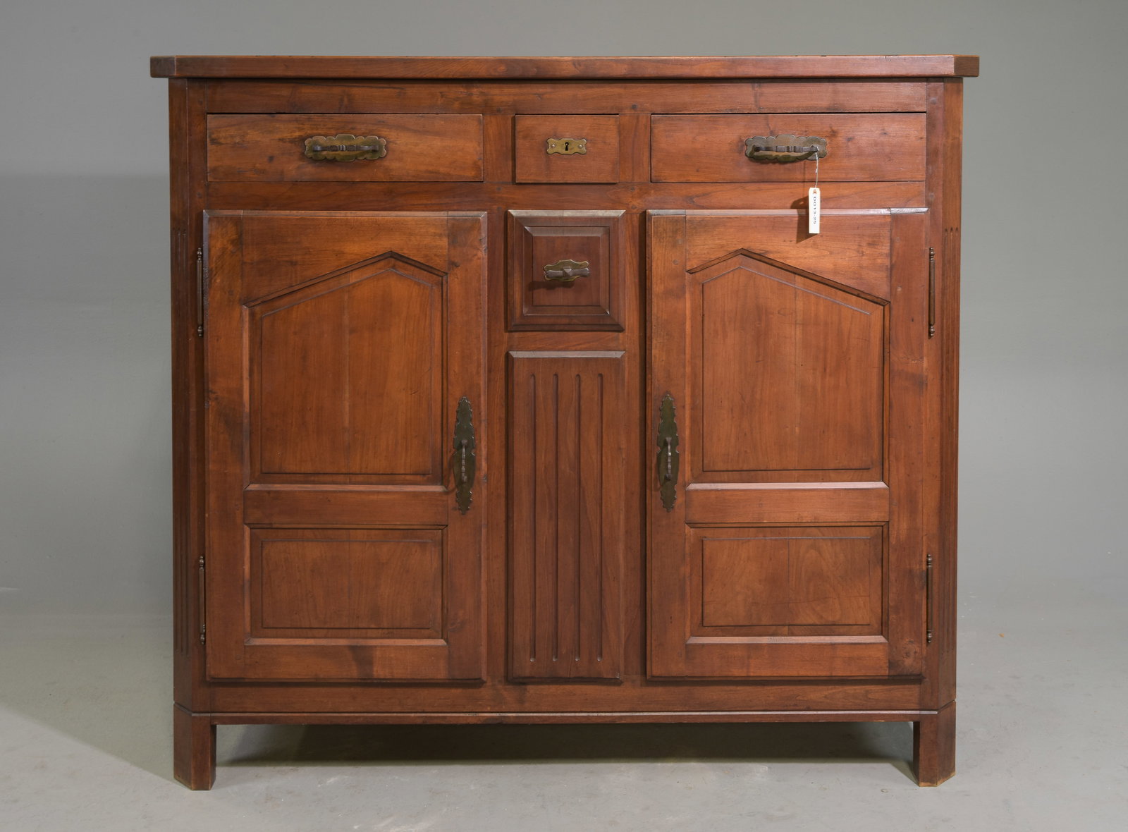 French Provincial Walnut Tall Buffet: French Provincial Walnut Tall Buffet - 52.5 in tall x 59 x 24