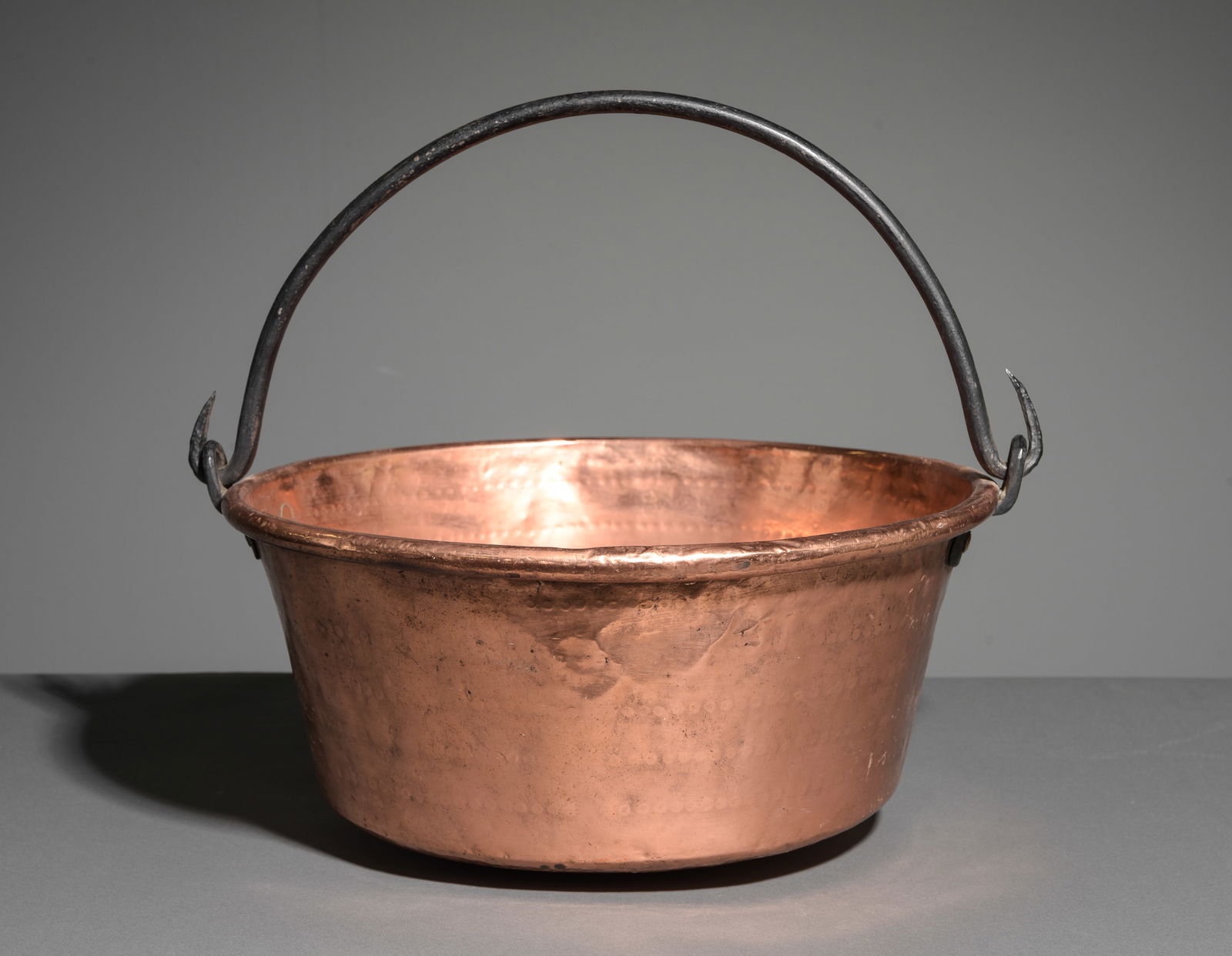French Polished Copper Pot with Iron Handle (1 of 3)