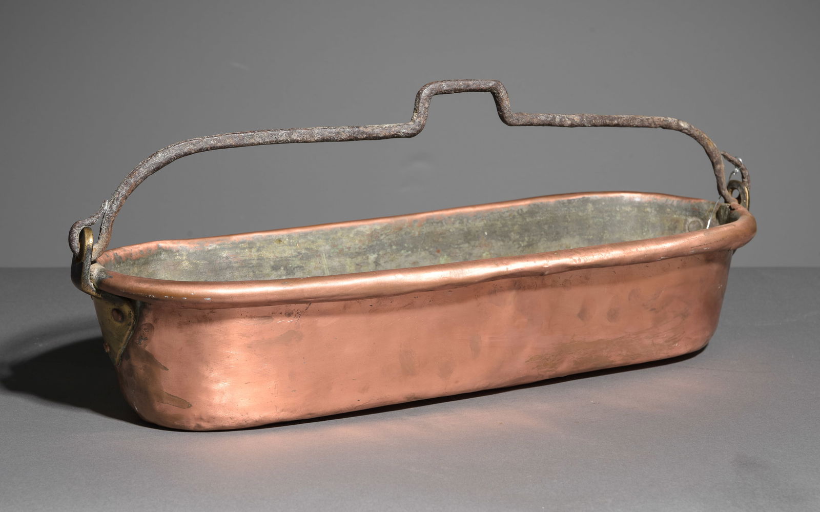 French Copper Fish Kettle / Steamer (1 of 3)