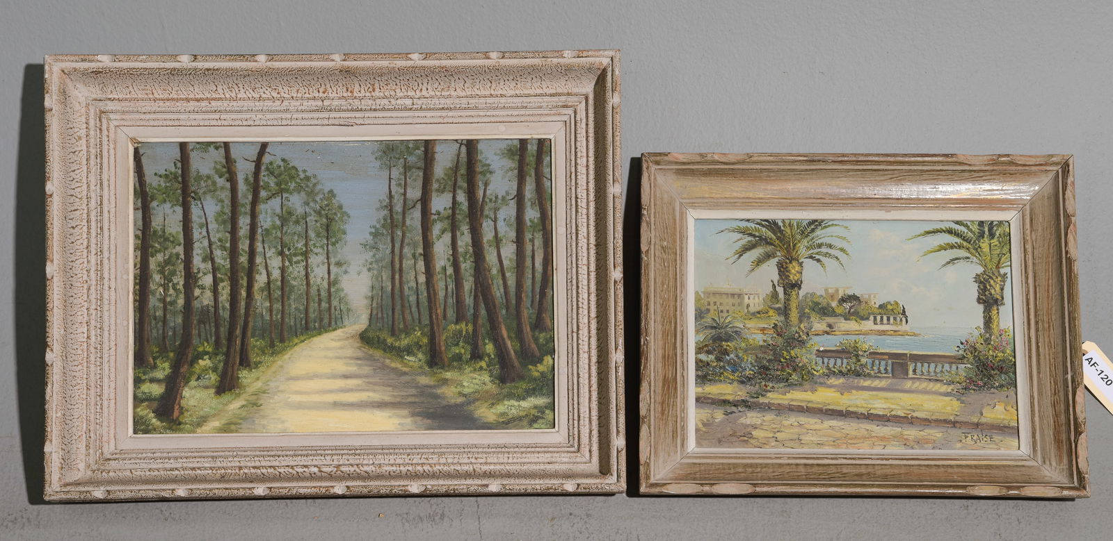 2pcs Framed Acrylic on Board Landscapes (1 of 6)