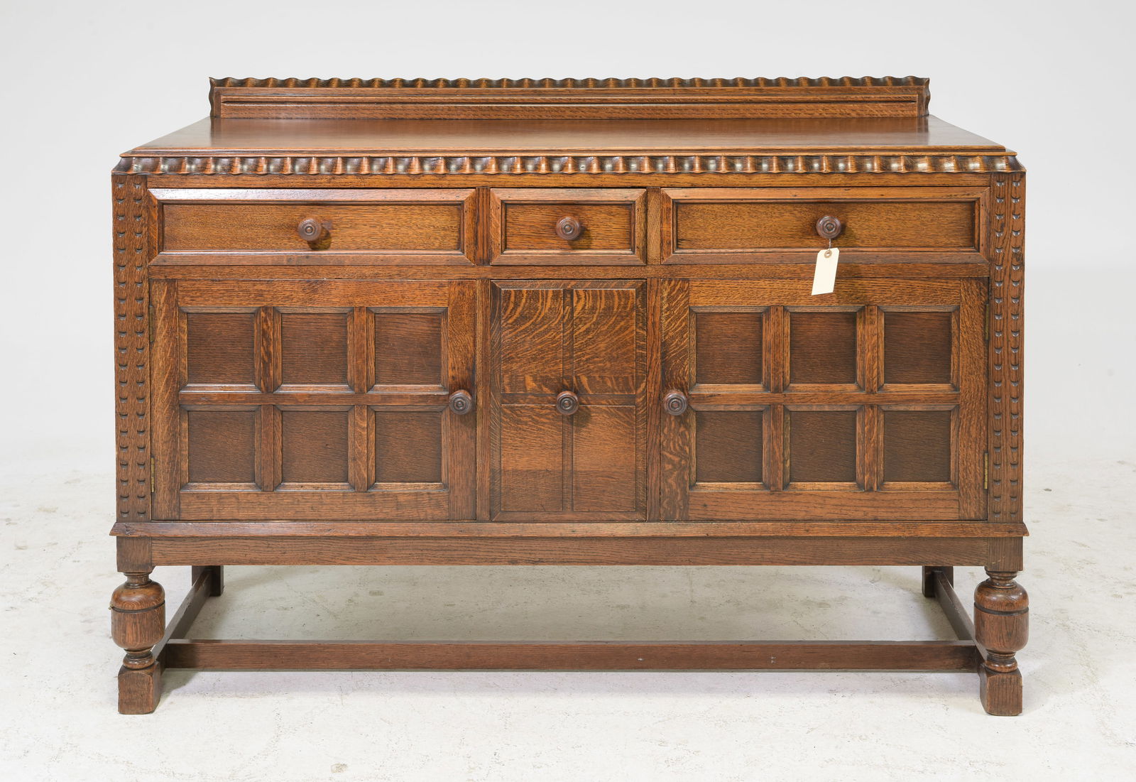 British Oak Sideboard / Sever with Cellaret (1 of 8)