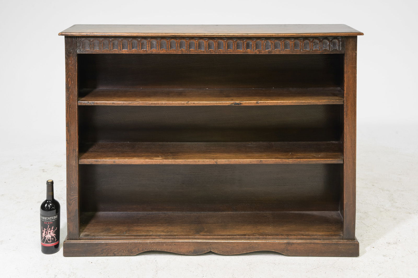 British Oak Bookshelf c.1930's-40's (1 of 4)