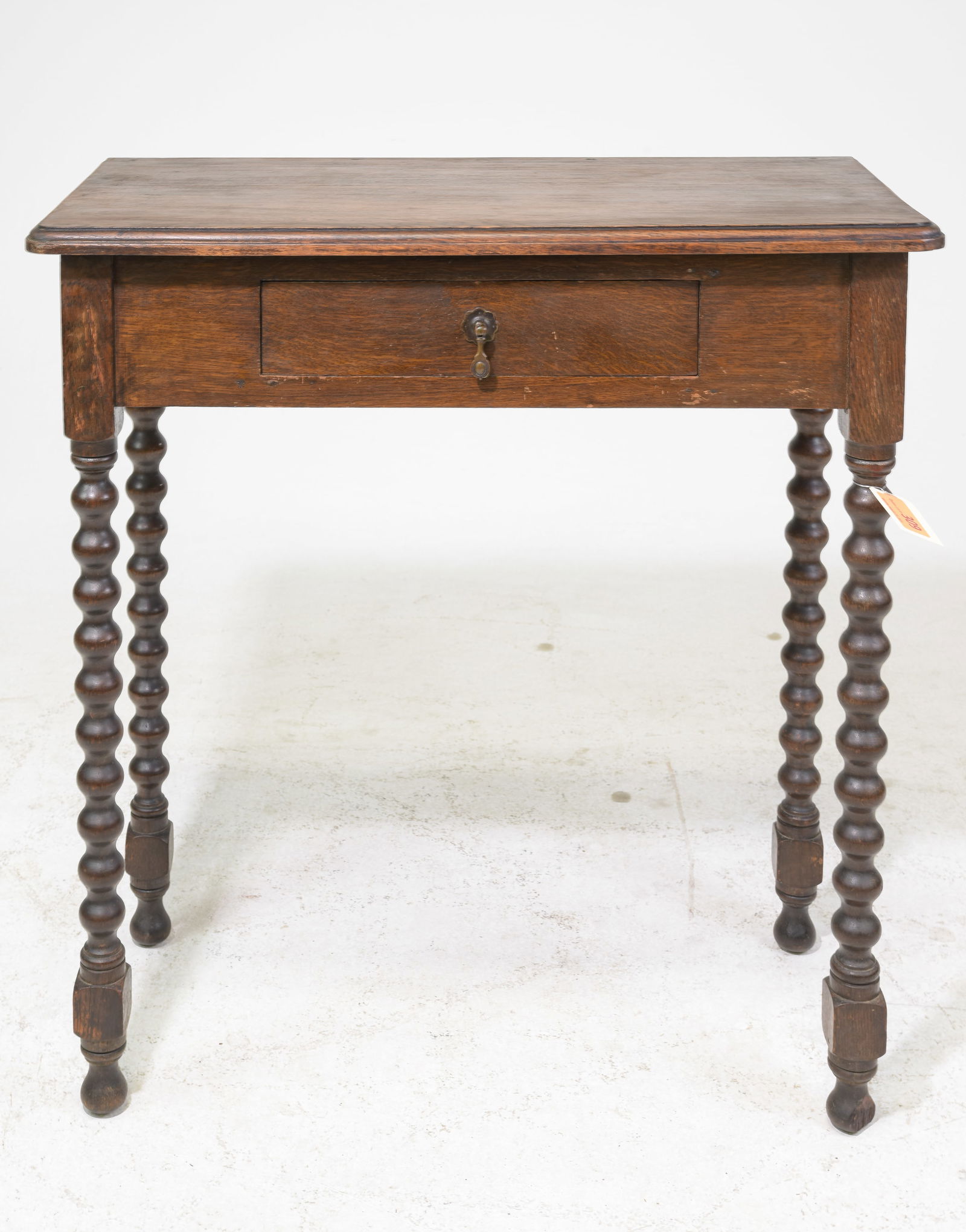 British Oak Bobbin Leg Hall Table (1 of 3)