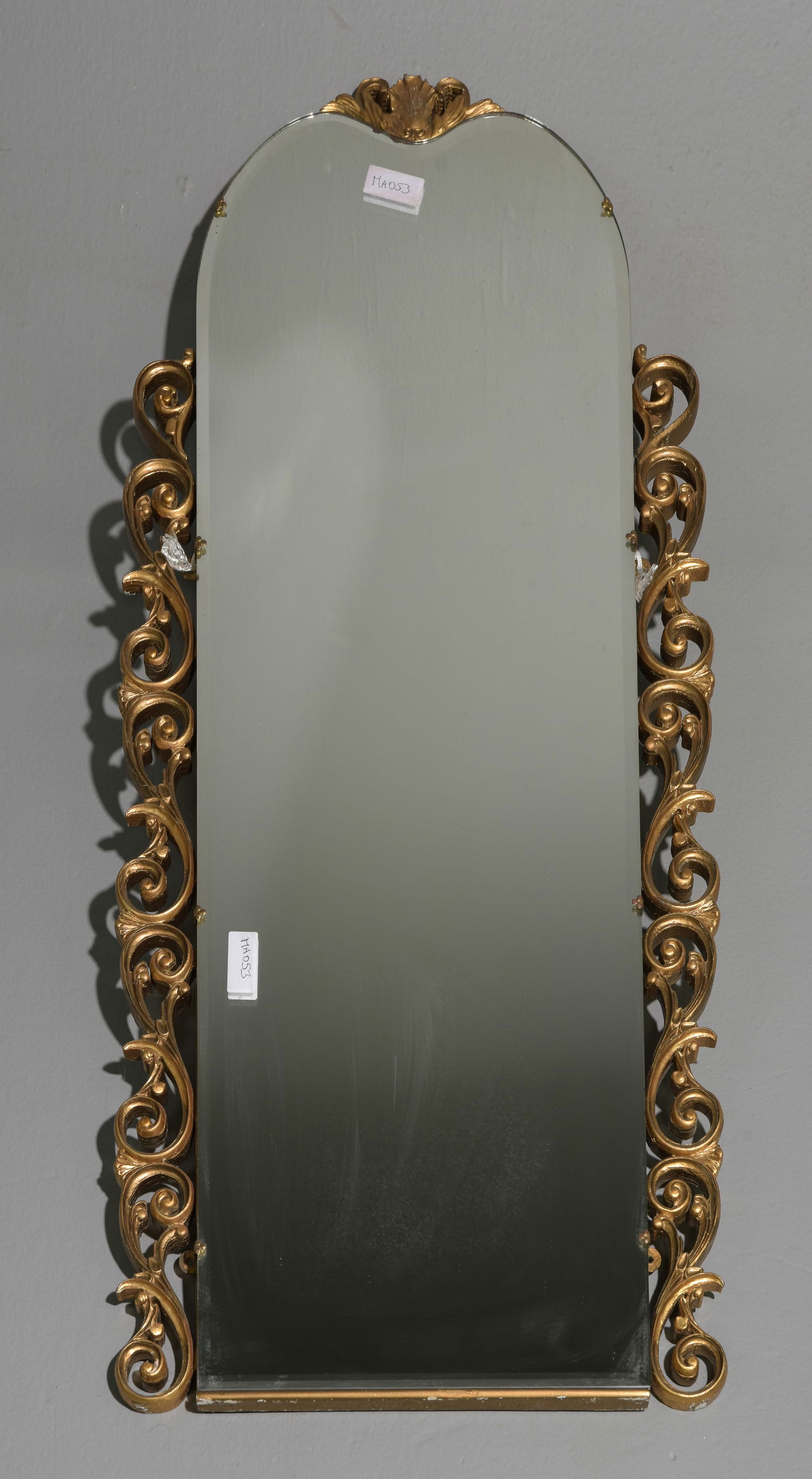 English Tall Mirror with Gold Trimmings (1 of 4)