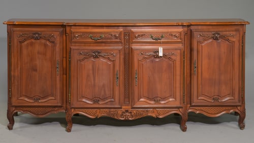 Louis XV Style Cherry Four Door Sideboard