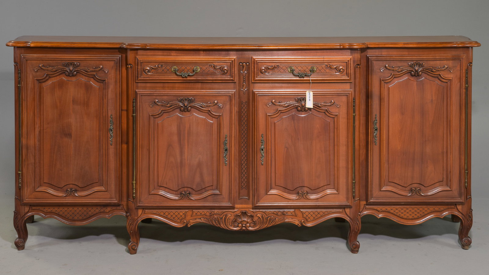 Louis XV Style Cherry Four Door Sideboard (1 of 7)
