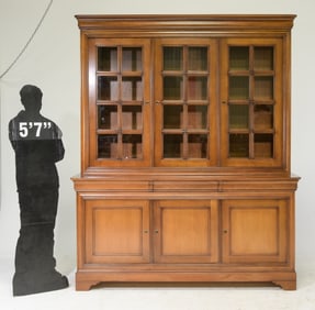 Louis Philippe Style Cherry Bookcase