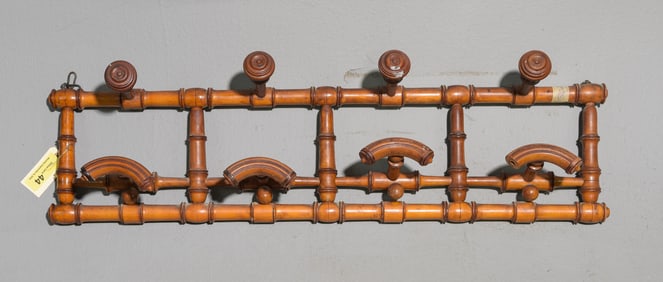 French Faux Bamboo Hat / Coat Rack
