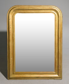 Louis Philippe Style Gold Framed Mirror #3
