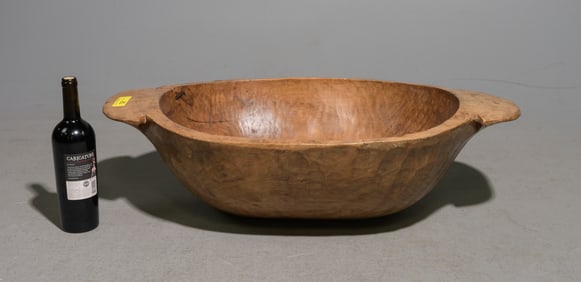 English Waxed Dough Bowl #1