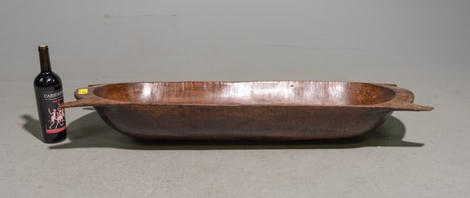 English Waxed Dough Bowl #4