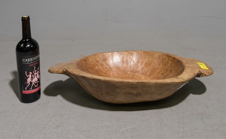 English Waxed Dough Bowl #5