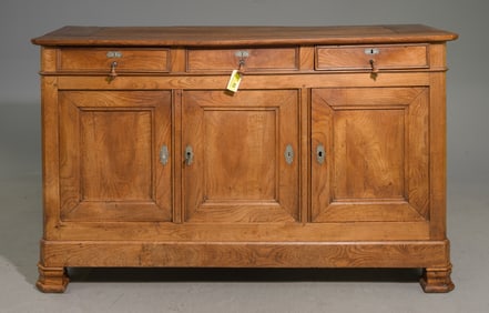 French Ash Wood Sideboard / Enfilade