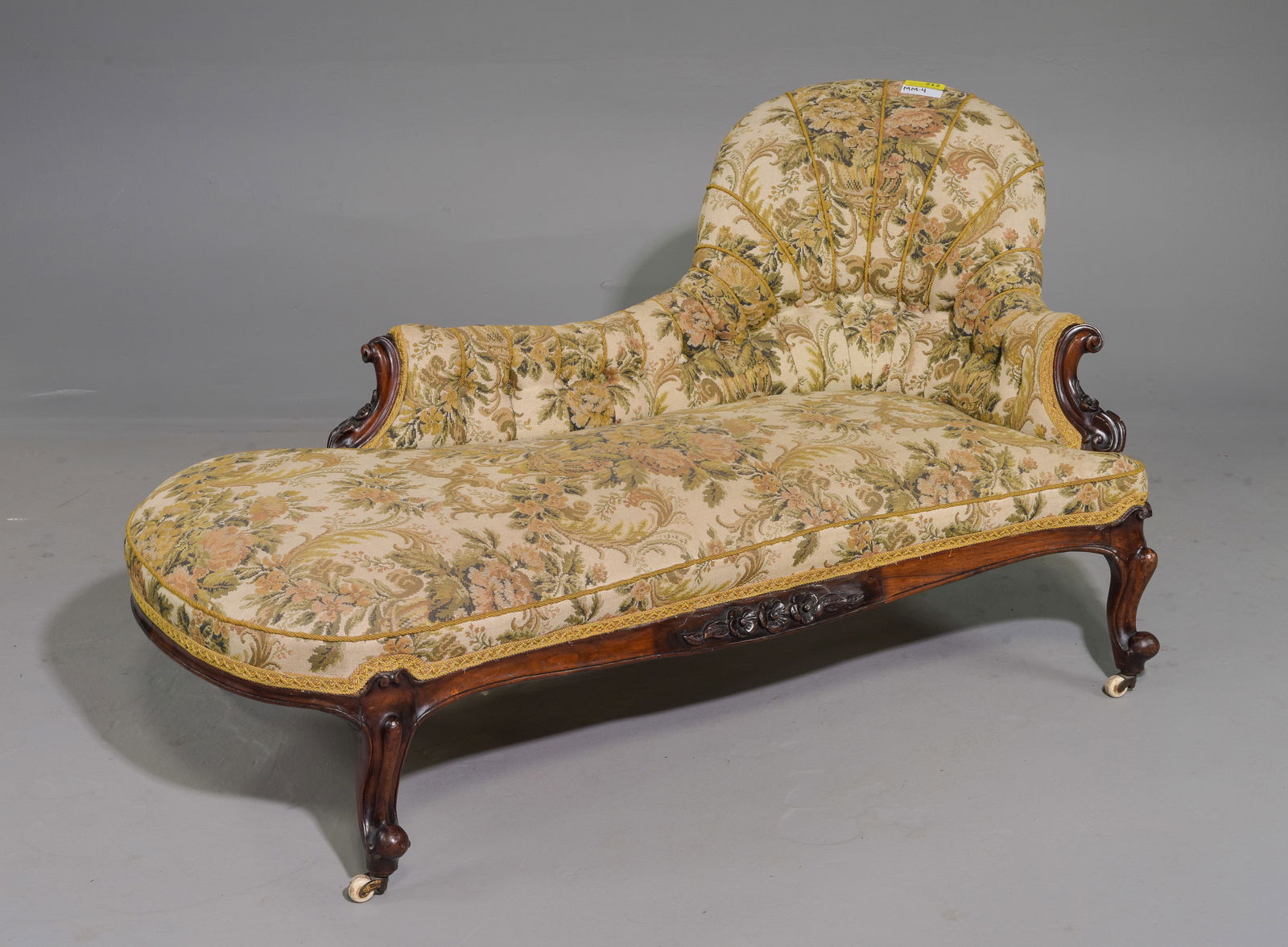 Victorian Mahogany Chaise Lounge (1 of 6)