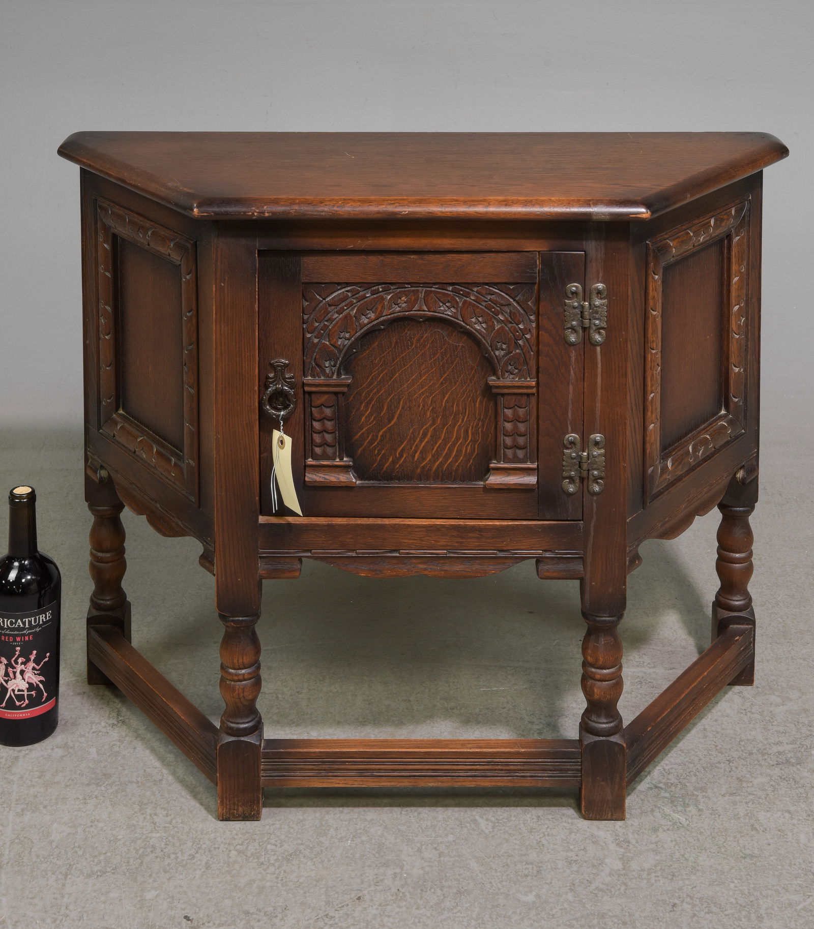 British Oak Low Hall / Occasional Cabinet (1 of 4)