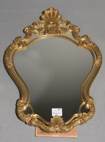 Louis XV Style Gold Gilt / Painted Framed Mirror