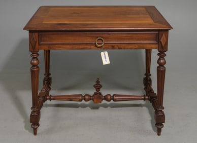 Louis XVI Style Single Drawer Writing Table