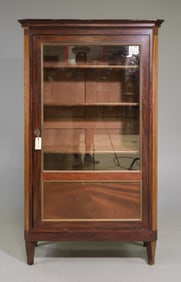 Louis XVI Style Mahogany Bookcase / Vitrine