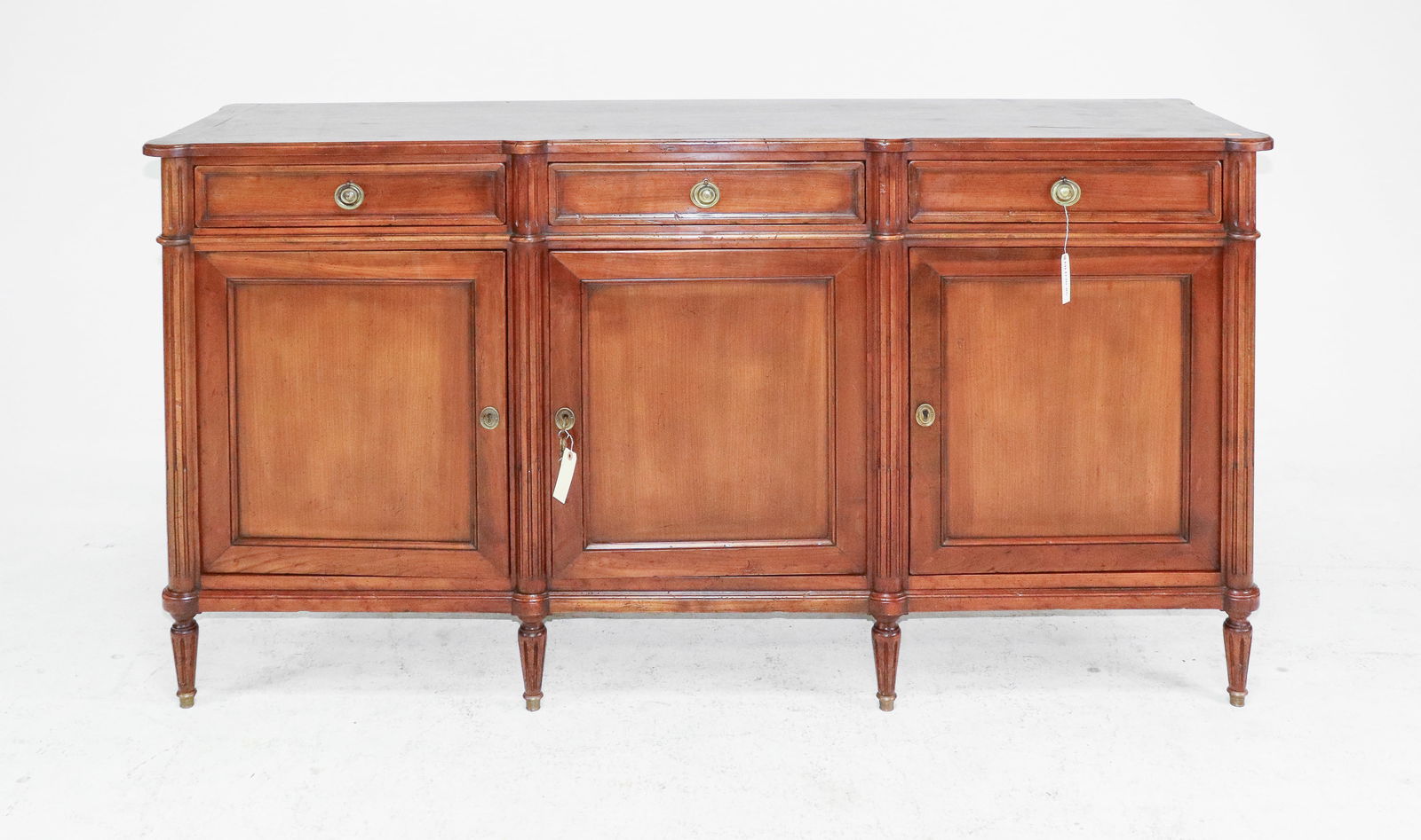 Louis XVI Style 3 Door Sideboard (1 of 7)