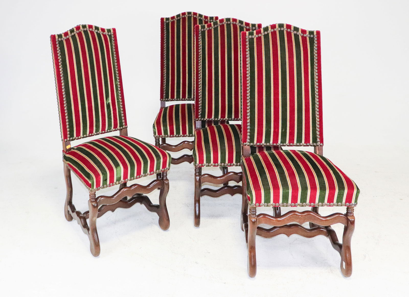 French Set of 4 Mouton Style Dining Chairs (1 of 7)