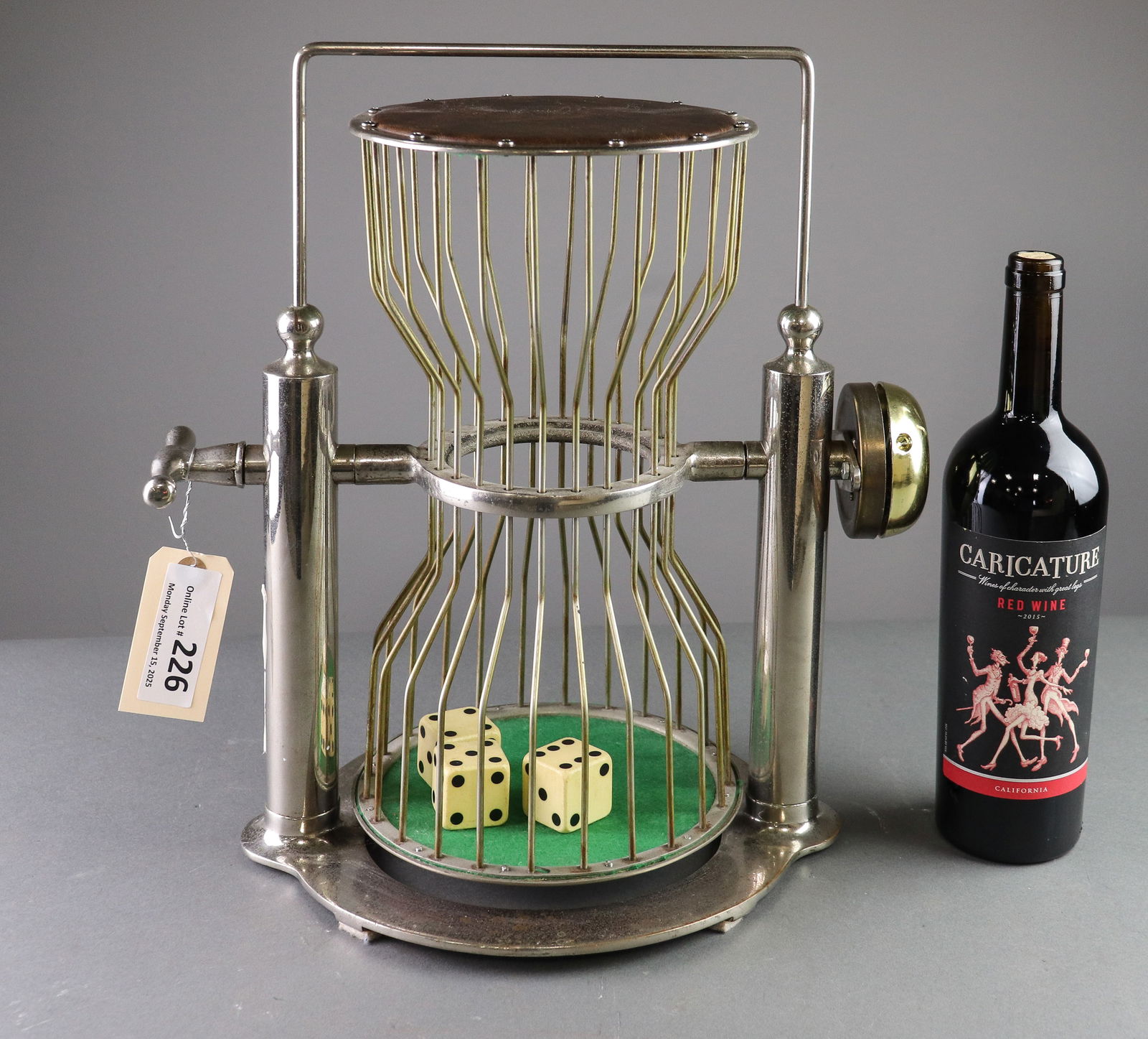 Vintage Chuck-A-Luck Dice Cage Game (1 of 5)