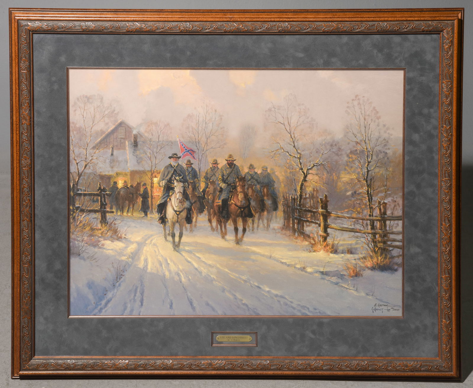 G. Harvey Framed Print "Lee and Longstreet" (1 of 5)