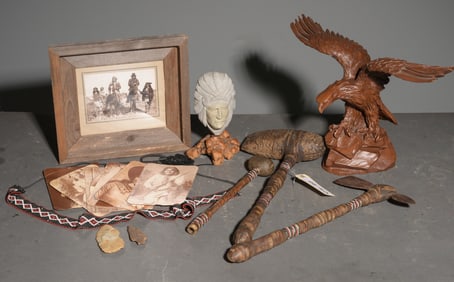 17pcs Assorted Indian Tools, Eagle, Etc.